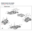 FRONT RACK RH COVER product image