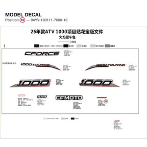 MODEL DECAL product image