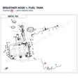 BREATHER HOSE 1, FUEL TANK product image
