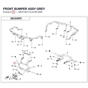 FRONT BUMPER ASSY product image