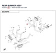 REAR BUMPER ASSY product image