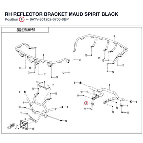 RH REFLECTOR BRACKET product image