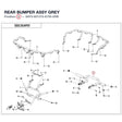 REAR BUMPER ASSY product image
