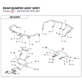REAR BUMPER ASSY product image