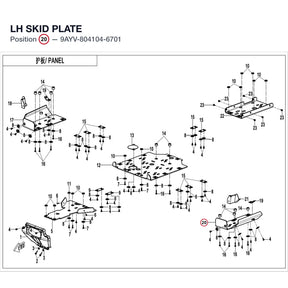 LH SKID PLATE product image