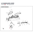 LH HANDGUARD LEVER product image