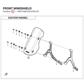 FRONT WINDSHIELD product image
