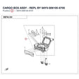 CARGO BOX ASSY - REPL BY 9AYV-806100-6700 product image