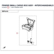 FENDER SMALL CARGO BOX ASSY product image