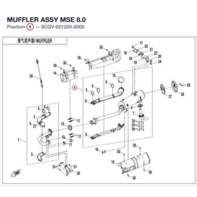 MUFFLER ASSY. product image