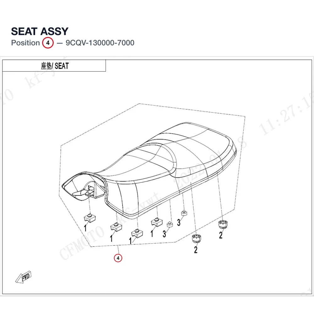 SEAT ASSY product image
