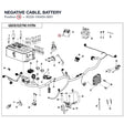 NEGATIVE CABLE, BATTERY product image