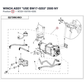 WINCH ASSY "USE BW17-0253" product image