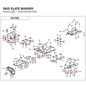 SKID PLATE WASHER product image