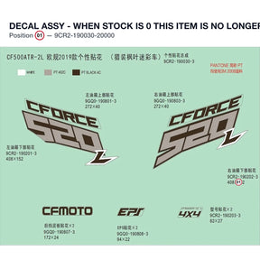 DECAL ASSY - WHEN STOCK IS 0 THIS ITEM IS NO LONGER AVAILABLE product image