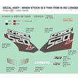 DECAL ASSY - WHEN STOCK IS 0 THIS ITEM IS NO LONGER AVAILABLE product image