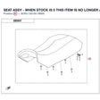 SEAT ASSY - WHEN STOCK IS 0 THIS ITEM IS NO LONGER AVAILABLE product image