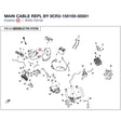 MAIN CABLE REPL BY 9CR3-150100-00001 product image