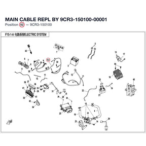 MAIN CABLE REPL BY 9CR3-150100-00001 product image