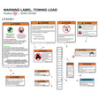 WARNING LABEL, TOWING LOAD product image