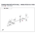 TOWING BRACKET,HITCH BALL - WHEN STOCK IS 0 THIS ITEM IS NO LONGER AVAILABLE product image