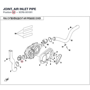 JOINT, AIR INLET PIPE product image