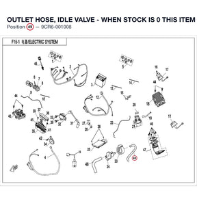 OUTLET HOSE, IDLE VALVE - WHEN STOCK IS 0 THIS ITEM IS NO LONGER AVAILABLE product image