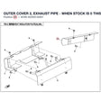 OUTER COVER 2, EXHAUST PIPE - WHEN STOCK IS 0 THIS ITEM IS NO LONGER AVAILABLE product image
