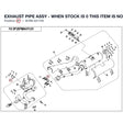 EXHAUST PIPE ASSY - WHEN STOCK IS 0 THIS ITEM IS NO LONGER AVAILABLE product image