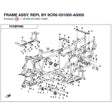 FRAME ASSY. REPL BY 9CR6-031000-A0000 product image