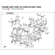 FRAME ASSY REPL BY 9CR6-031000-70000 product image