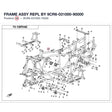 FRAME ASSY REPL BY 9CR6-031000-90000 product image