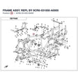 FRAME ASSY. REPL BY 9CR6-031000-A0000 product image