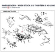 INNER FENDER - WHEN STOCK IS 0 THIS ITEM IS NO LONGER AVAILABLE product image