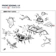 FRONT EDGING, LH product image