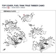 TOP COVER, FUEL TANK product image