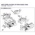 SIDE COVER, RH REPL BY 9CR6-042022-10000 product image