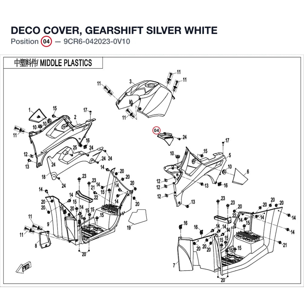 DECO COVER, GEARSHIFT product image