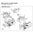 DECO PLATE, LH SIDE COVER product image