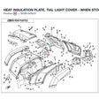 HEAT INSULATION PLATE, TIAL LIGHT COVER - WHEN STOCK IS 0 THIS ITEM IS NO LONGER AVAILABLE product image