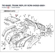 TIE-BAND, TRUNK REPL BY 9CR6-043025-00001 product image