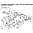 HEAT INSULATOR, REAR FENDER REPL BY 9CR6-043028 product image