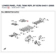 LOWER PANEL, FUEL TANK REPL BY 9CR6-044011-20000 product image
