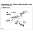 FRONT PANEL, FUEL TANK REPL BY 9CR6-044012-10000 product image