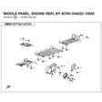 MIDDLE PANEL, ENGINE REPL BY 9CR6-044022-10000 product image