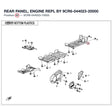 REAR PANEL, ENGINE REPL BY 9CR6-044023-20000 product image