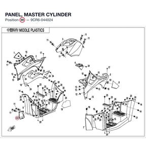 PANEL, MASTER CYLINDER product image