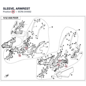 SLEEVE, ARMREST product image