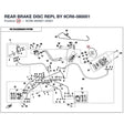 REAR BRAKE DISC REPL BY 9CR6-080001 product image