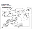 PEDAL, BRAKE product image